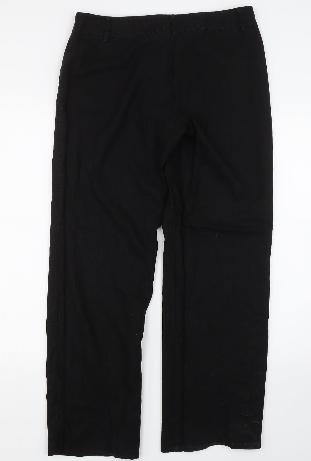 F&F Womens Black   Trousers  Size 12 L29 in