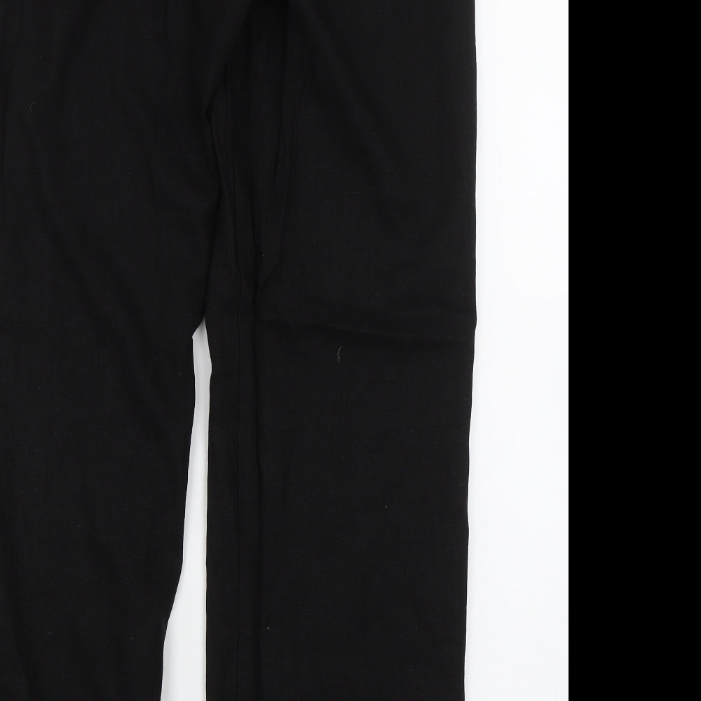 F&F Womens Black   Trousers  Size 12 L29 in