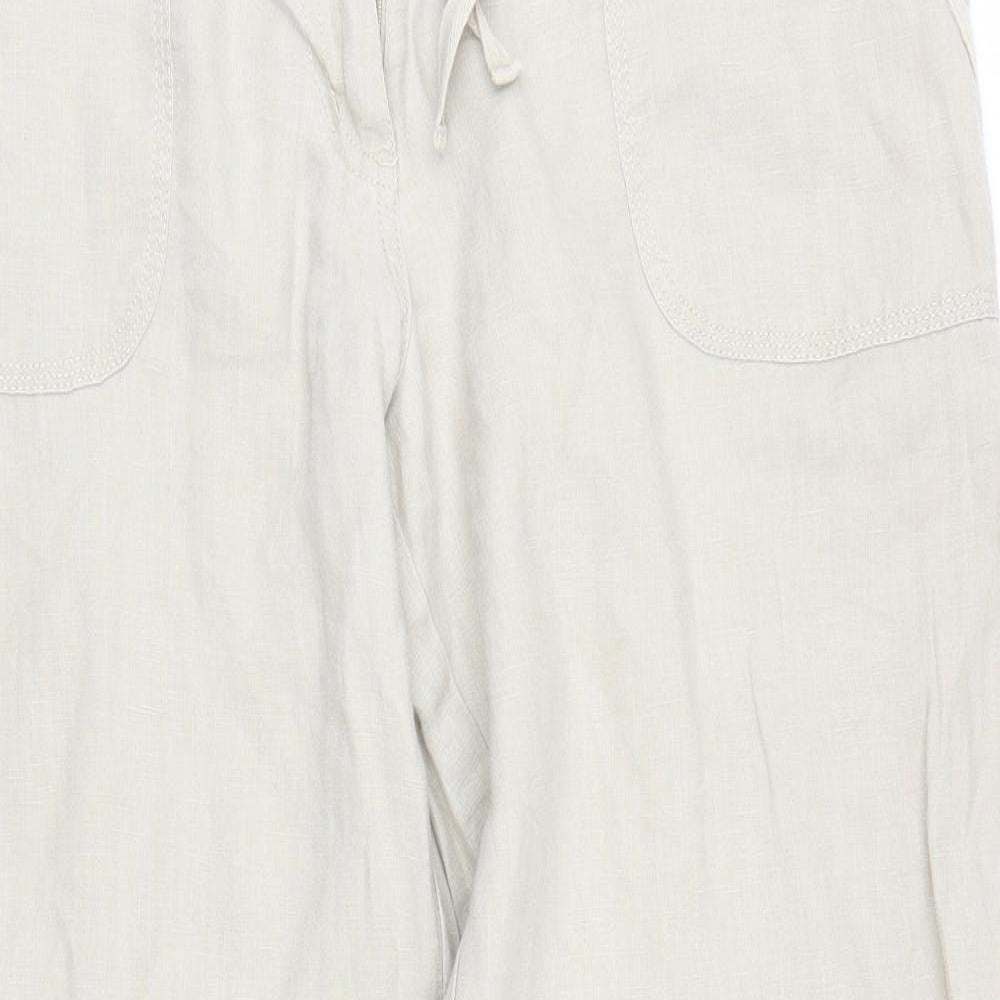 Amosphere Womens Beige   Trousers  Size 14 L28 in