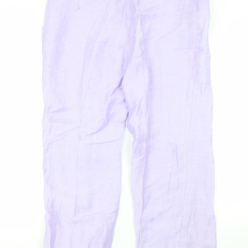 Lebek Womens Purple   Trousers  Size 36 L26 in