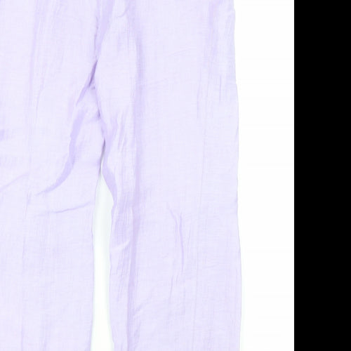 Lebek Womens Purple   Trousers  Size 36 L26 in