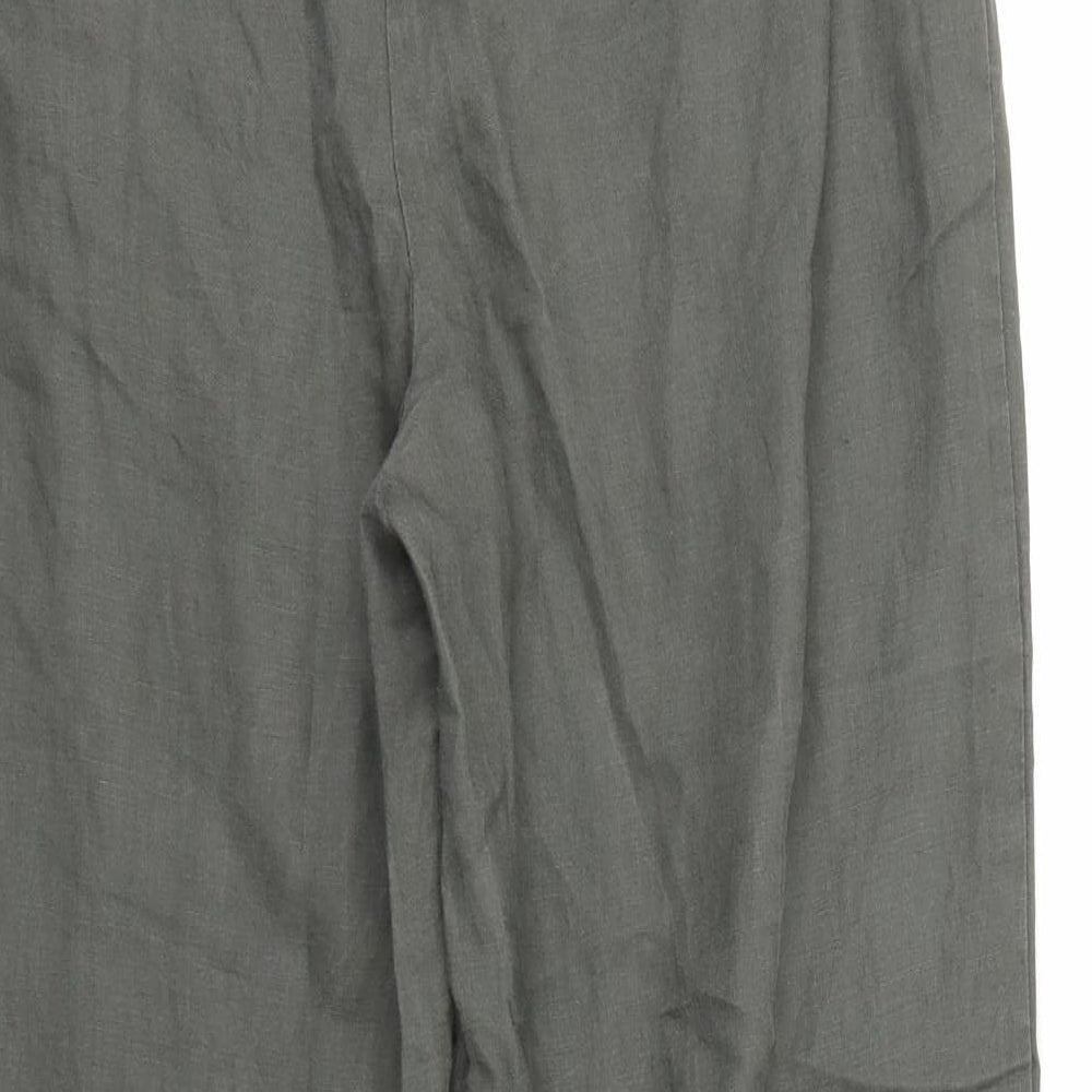 TU Womens Green   Cropped Trousers Size 14 L27 in