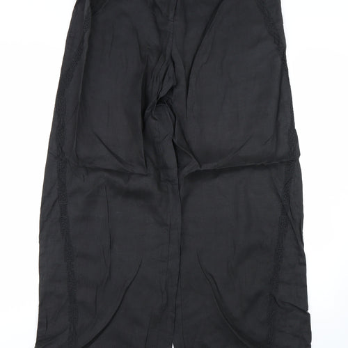 Linea Womens Black   Trousers  Size 12 L30 in