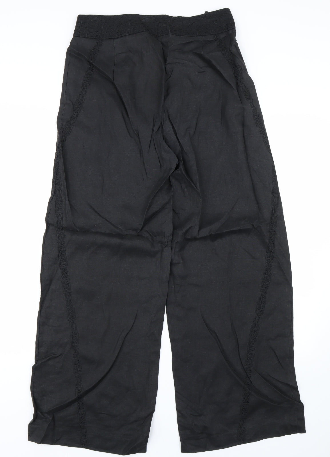 Linea Womens Black   Trousers  Size 12 L30 in