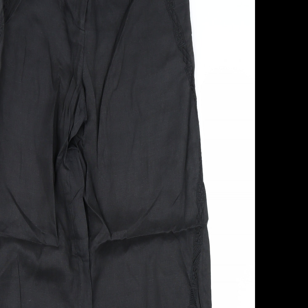 Linea Womens Black   Trousers  Size 12 L30 in
