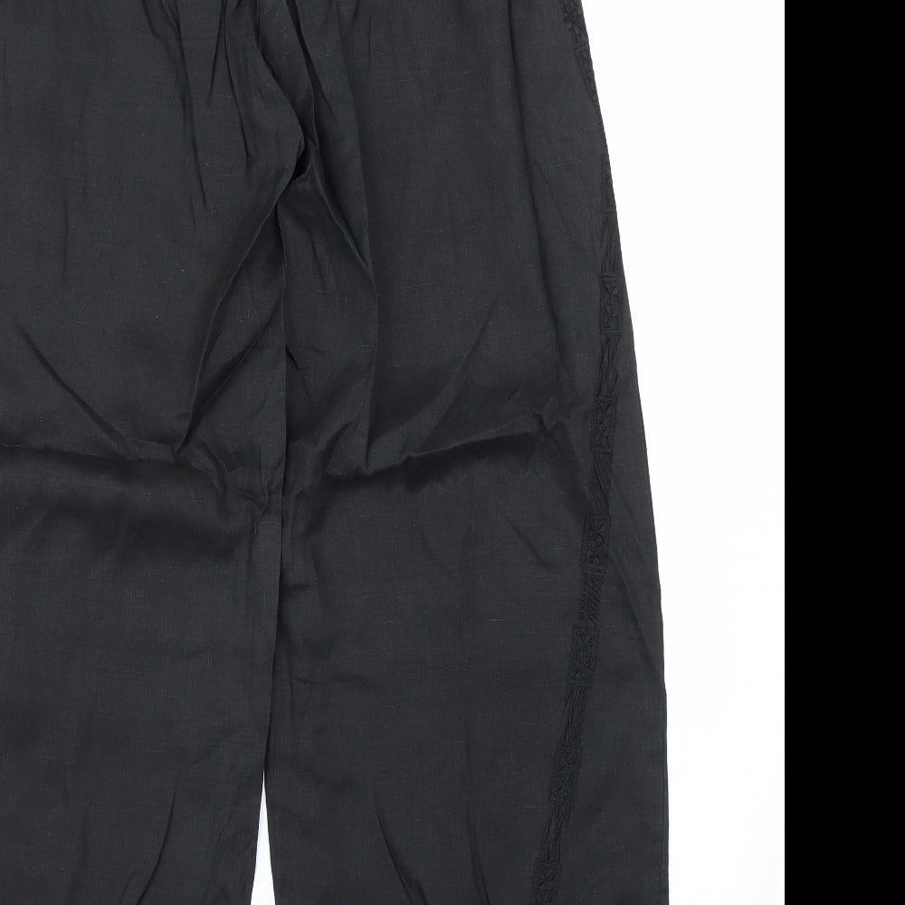 Linea Womens Black   Trousers  Size 12 L30 in