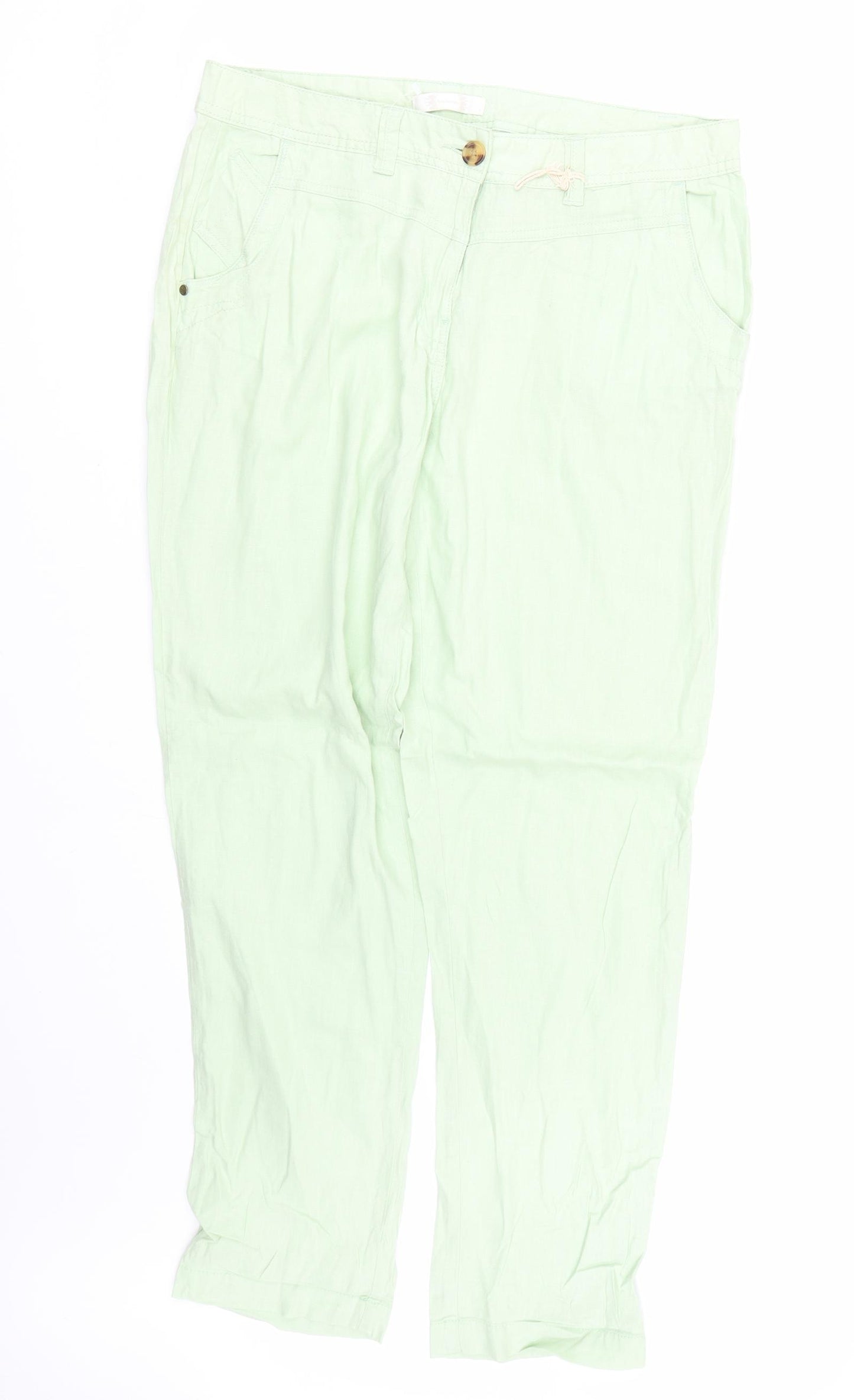 BHS Womens Green   Trousers  Size 16 L29 in
