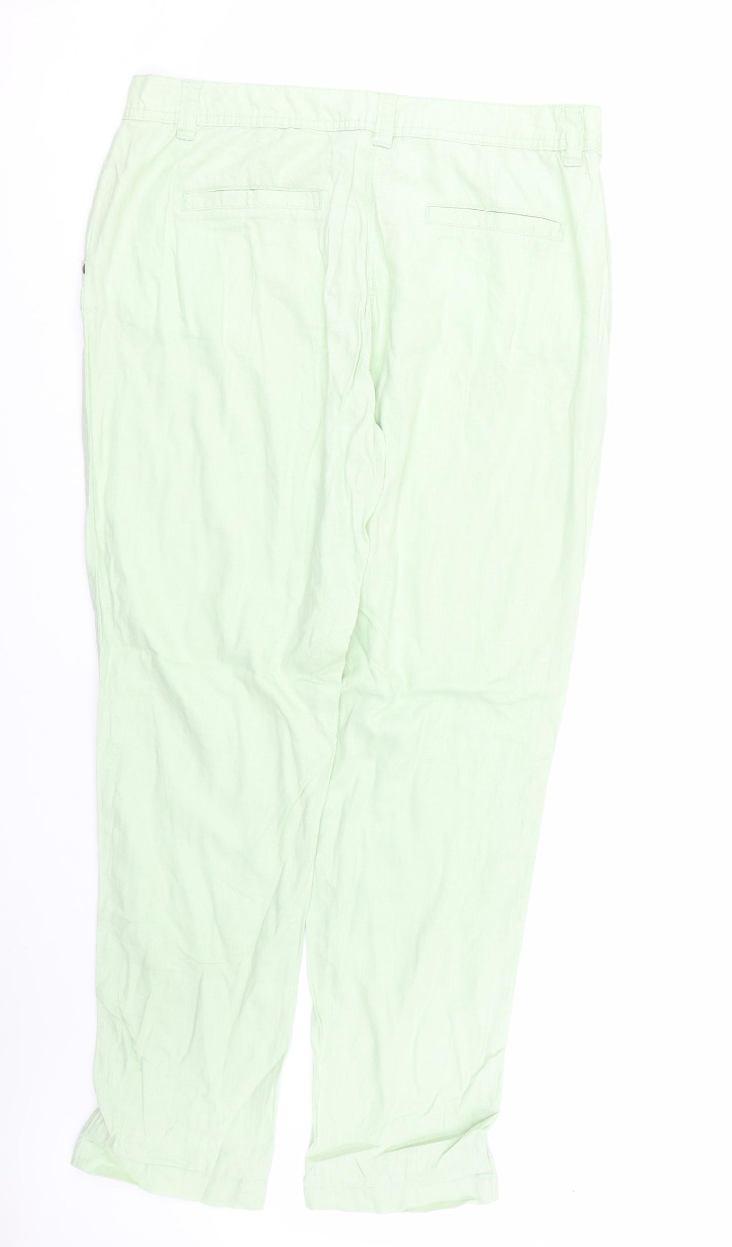 BHS Womens Green   Trousers  Size 16 L29 in