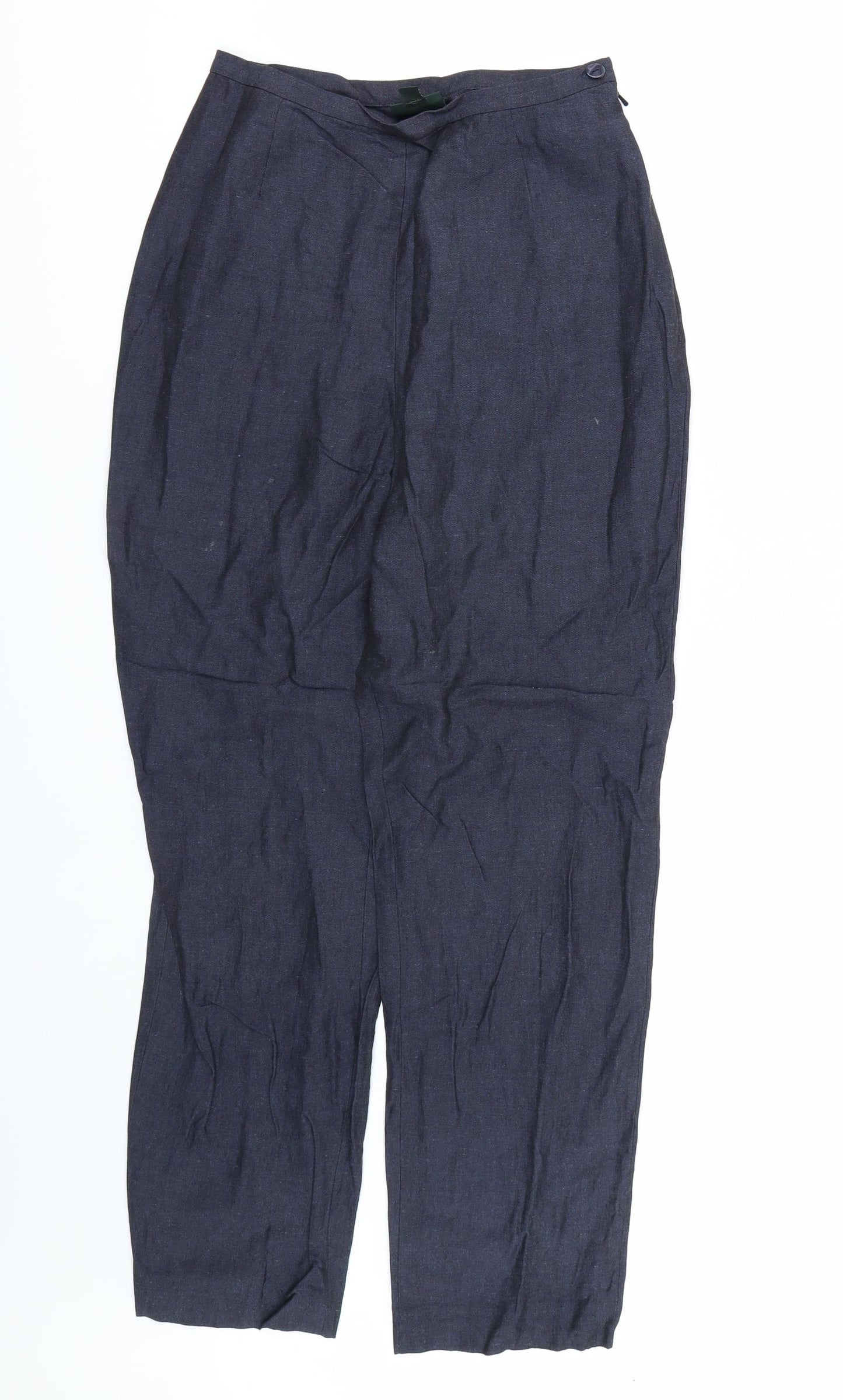 Laura Ashley Womens Blue   Trousers  Size 10 L28 in