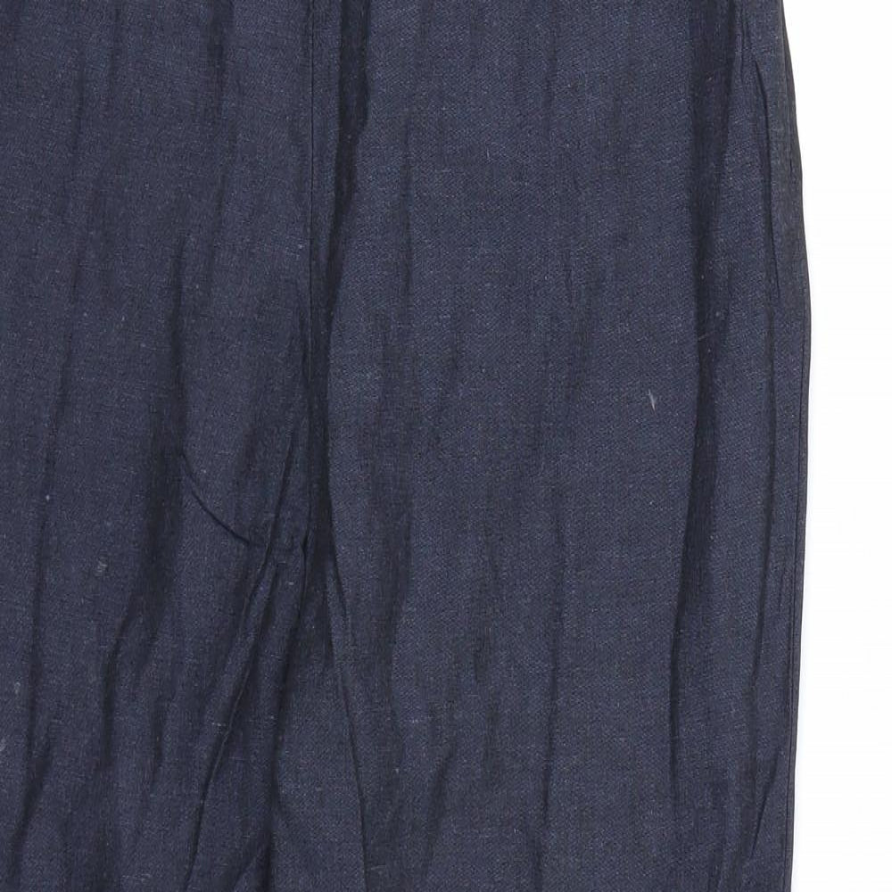 Laura Ashley Womens Blue   Trousers  Size 10 L28 in