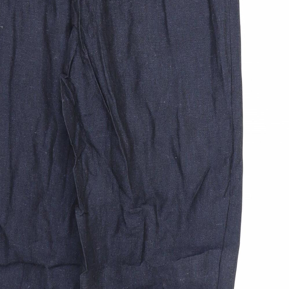 Laura Ashley Womens Blue   Trousers  Size 10 L28 in