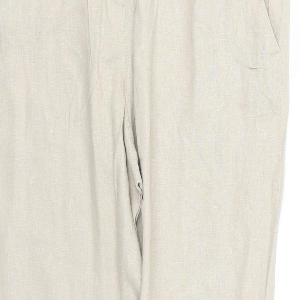 George Womens Beige   Trousers  Size 10 L28 in