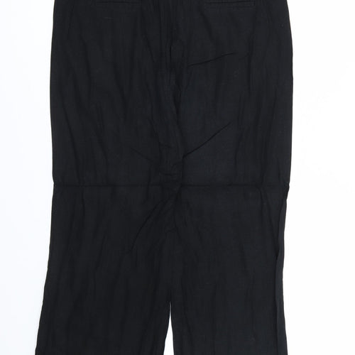 George Womens Black   Trousers  Size 14 L27 in