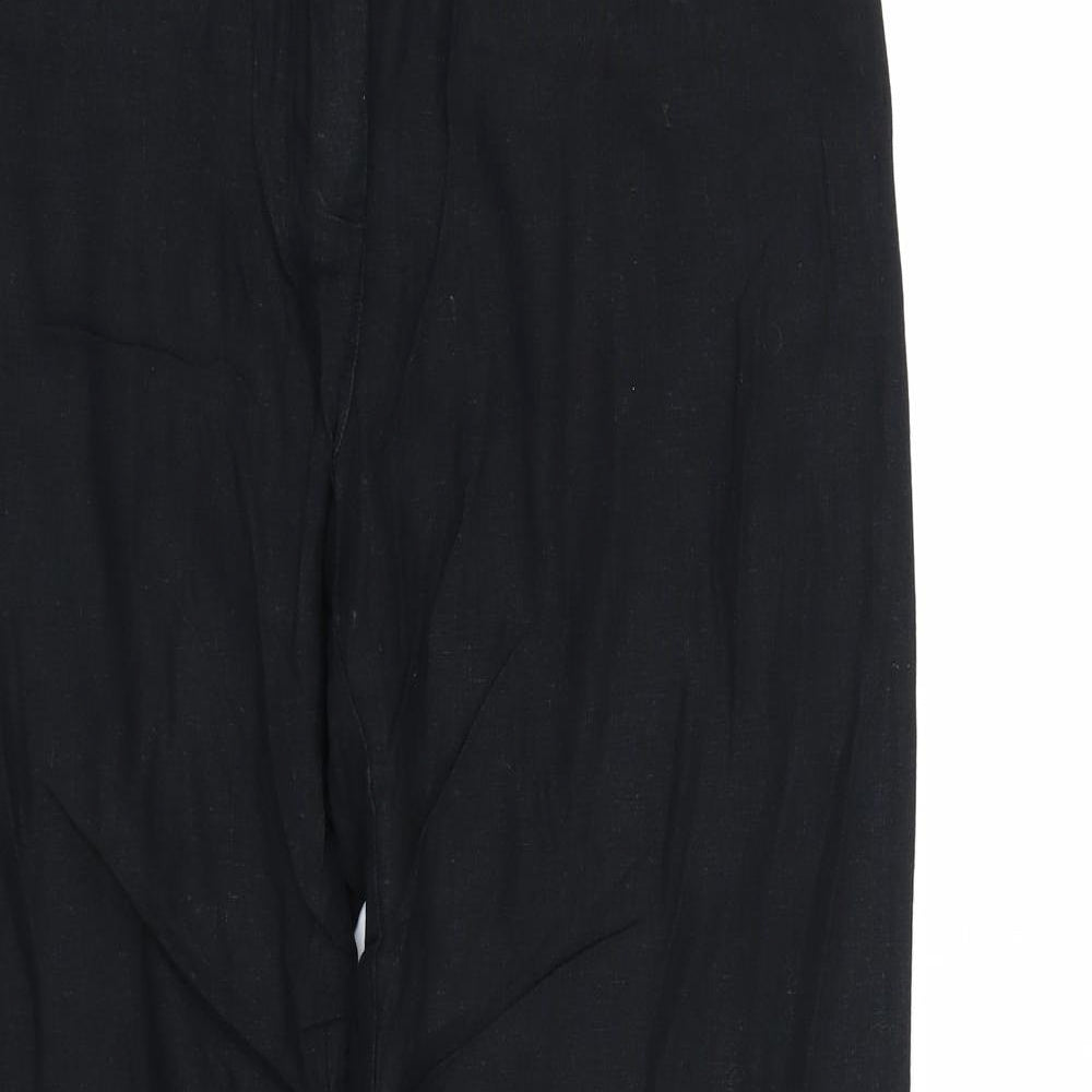 George Womens Black   Trousers  Size 14 L27 in