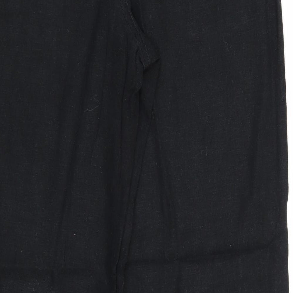 M&S Womens Black   Trousers  Size 14 L28 in
