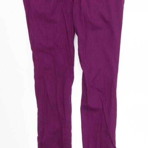 DENIM &CO Womens Purple   Skinny Jeans Size 8 L31 in