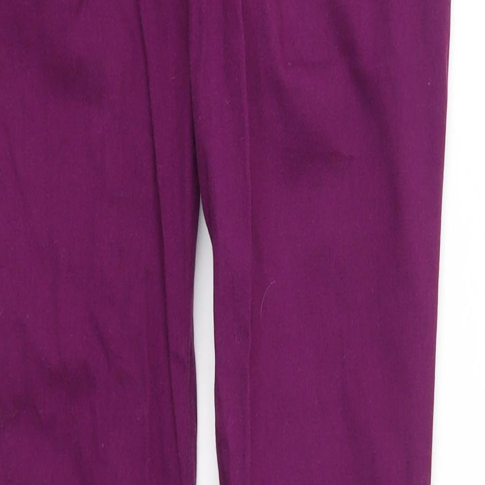 DENIM &CO Womens Purple   Skinny Jeans Size 8 L31 in