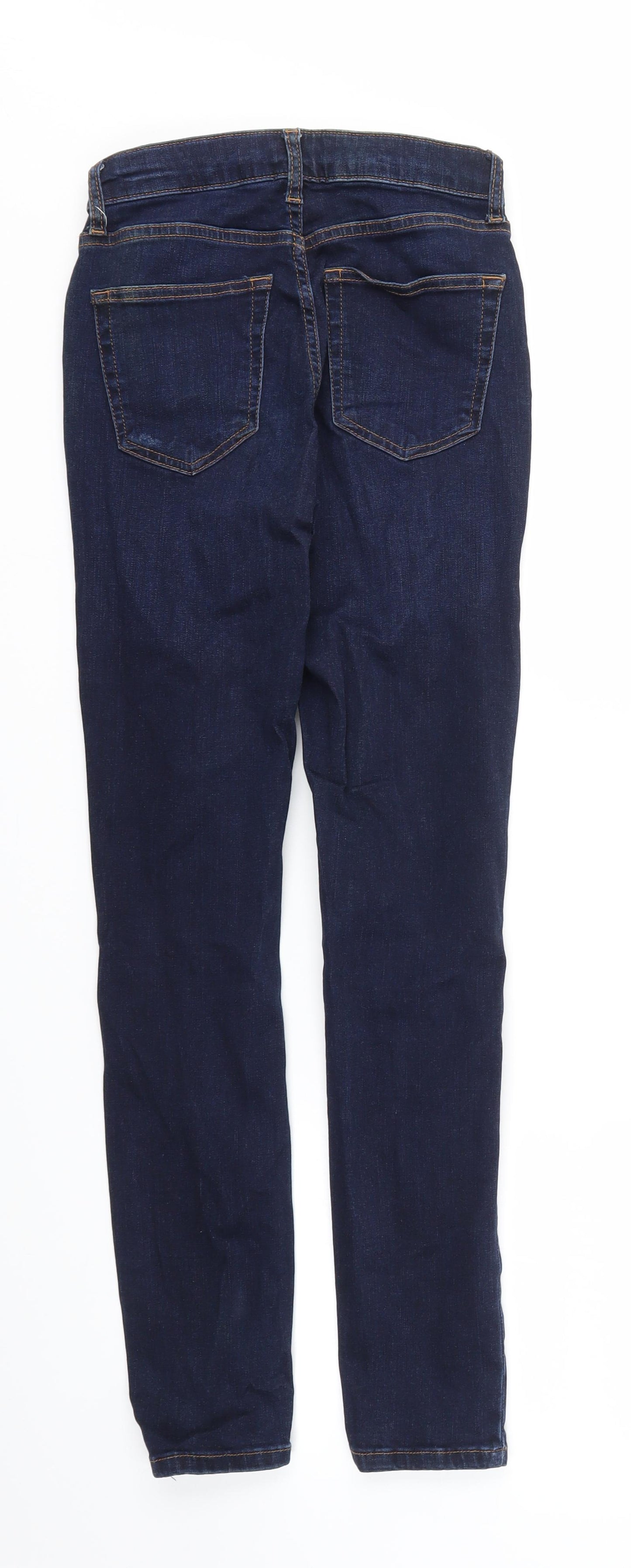 Topshop Womens Blue   Skinny Jeans Size 26 L32 in