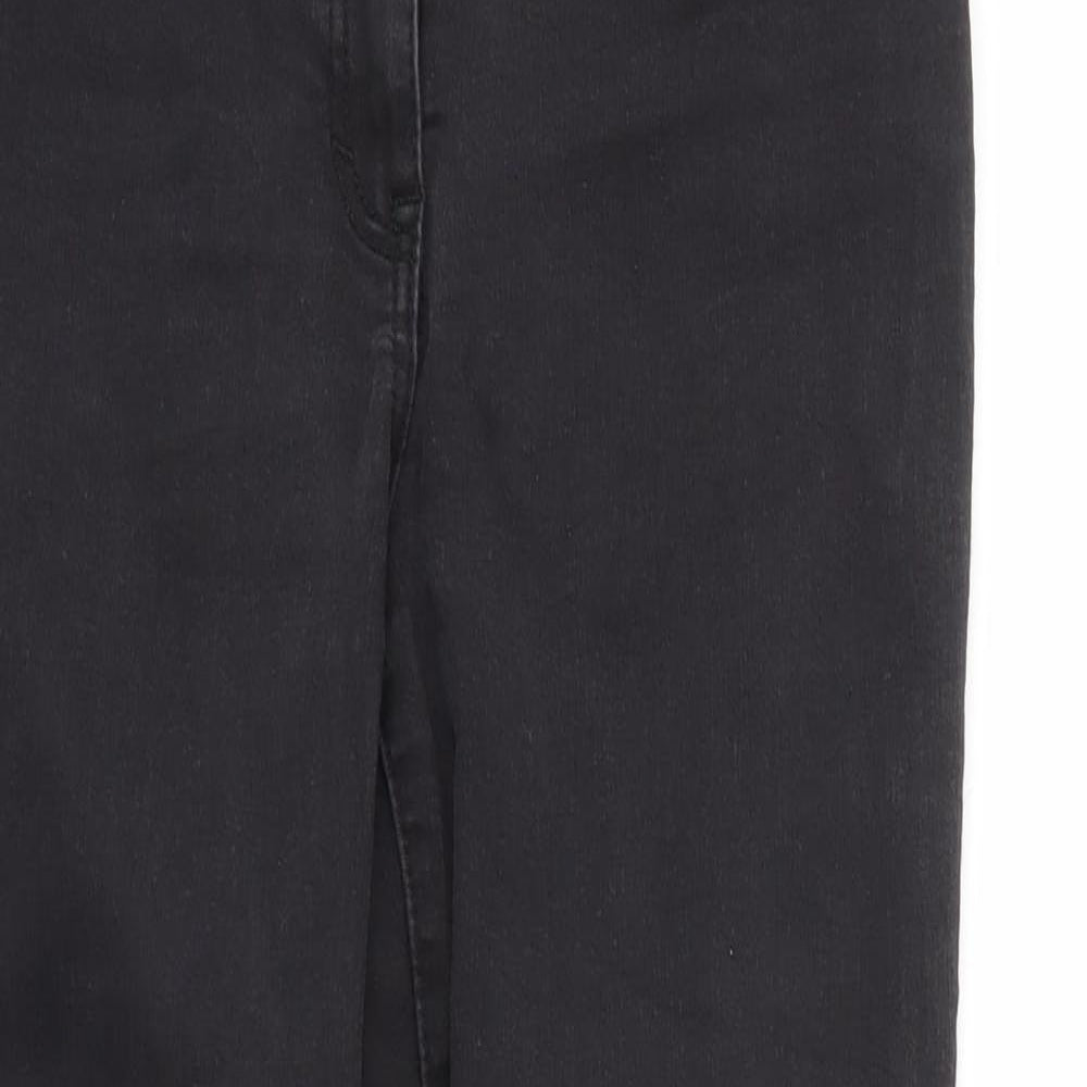 Nutmeg Womens Black   Skinny Jeans Size 12 L30 in