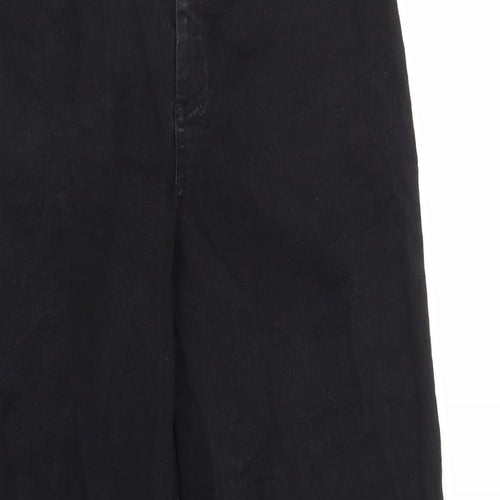 H&M Womens Black   Capri Jeans Size 8 L25 in