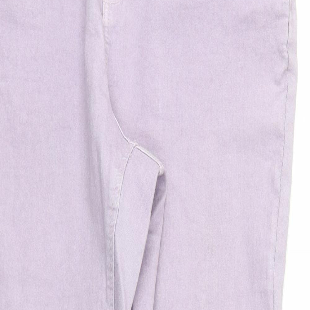 George Womens Purple   Skinny Jeans Size 16 L27 in