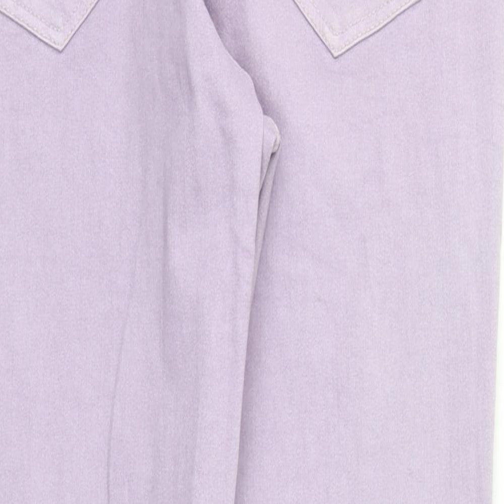 George Womens Purple   Skinny Jeans Size 16 L27 in