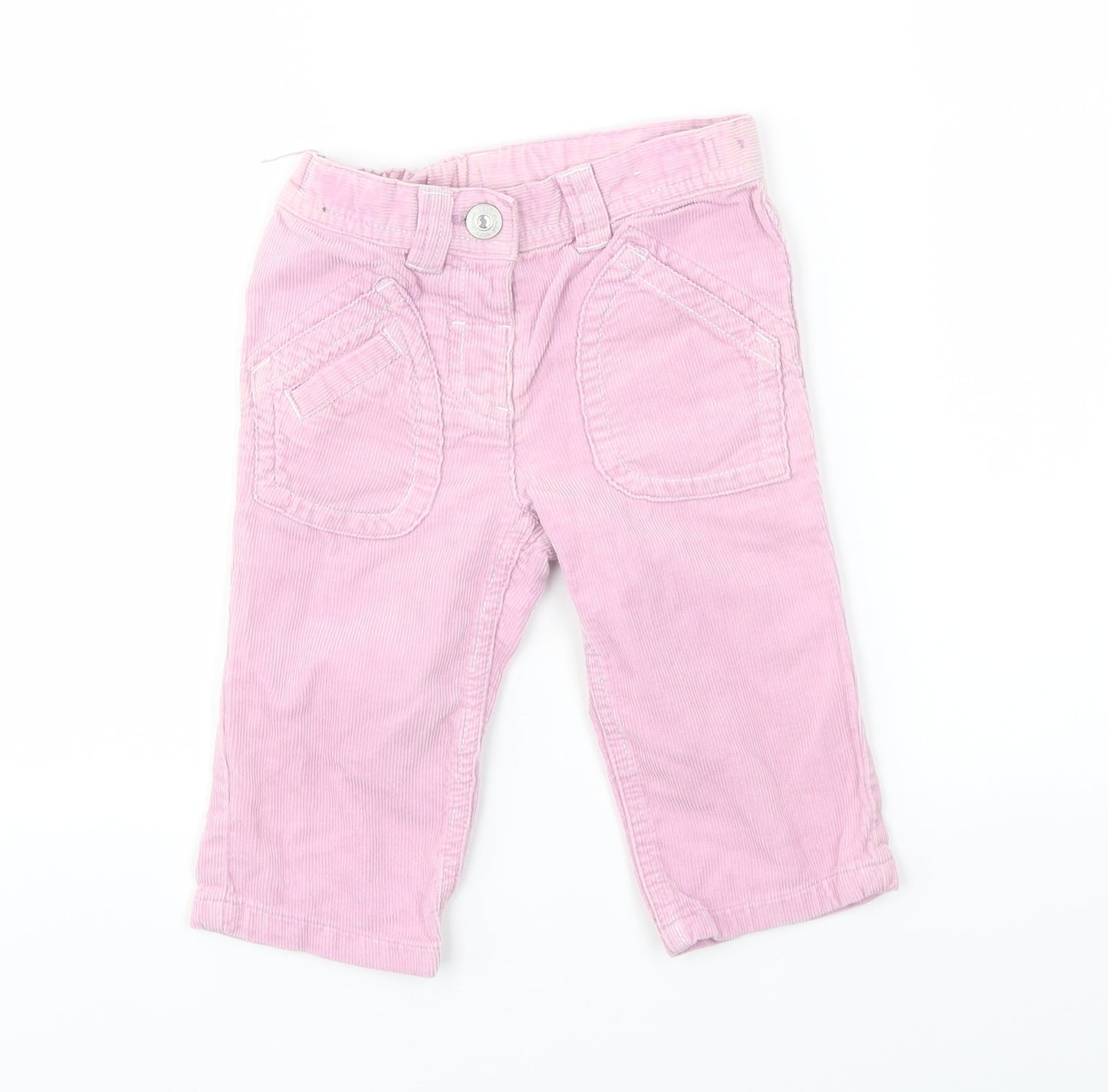 NEXT Girls Pink   Capri Jeans Size 6-9 Months