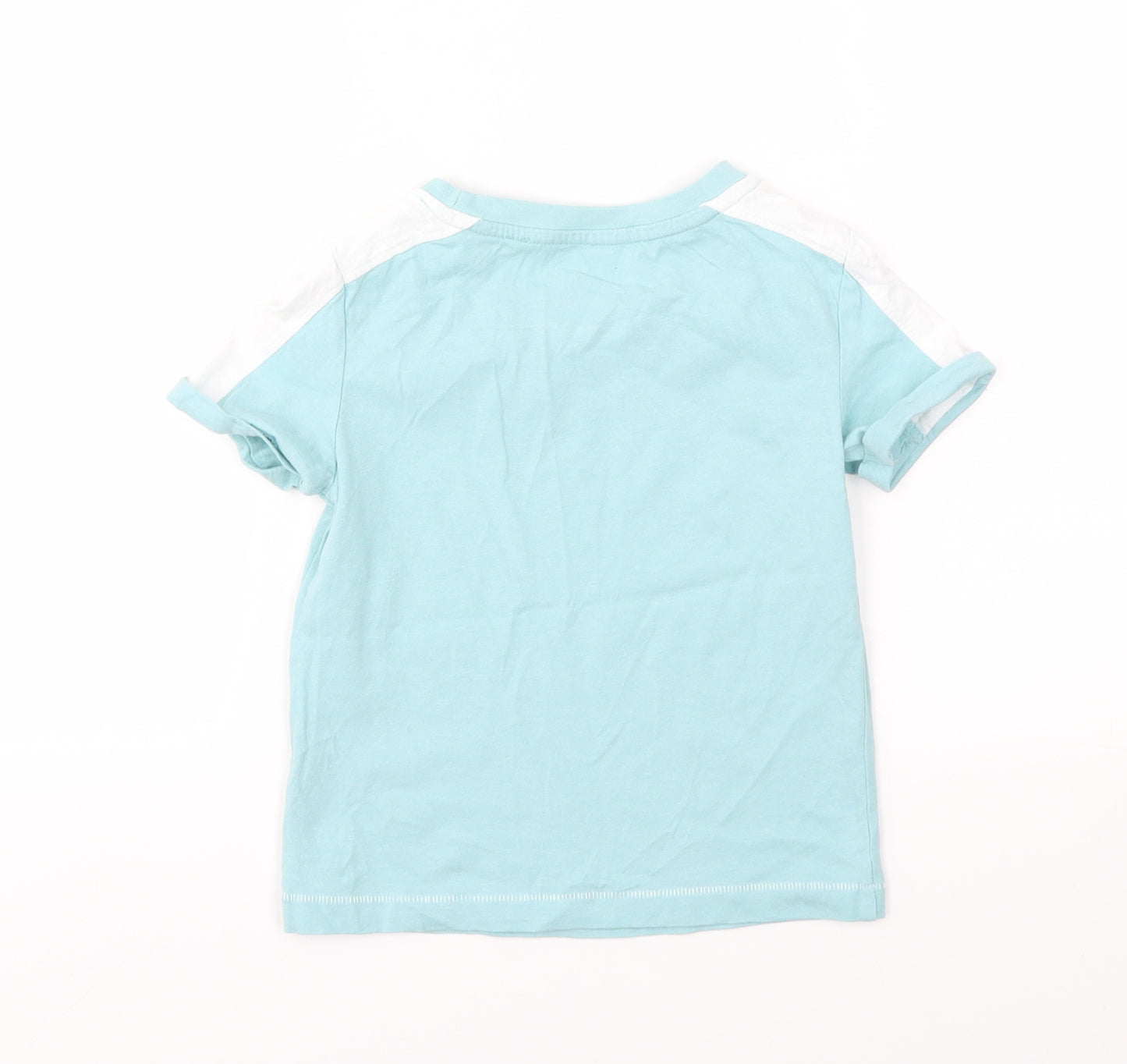 Lily & dan Boys Blue   Basic T-Shirt Size 3-4 Years