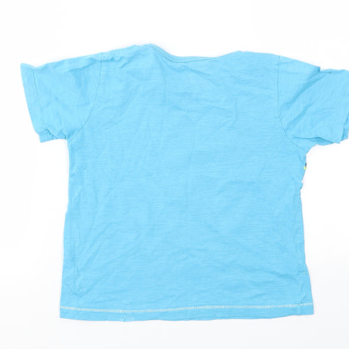 DUDES Boys Blue   Basic T-Shirt Size 5 Years