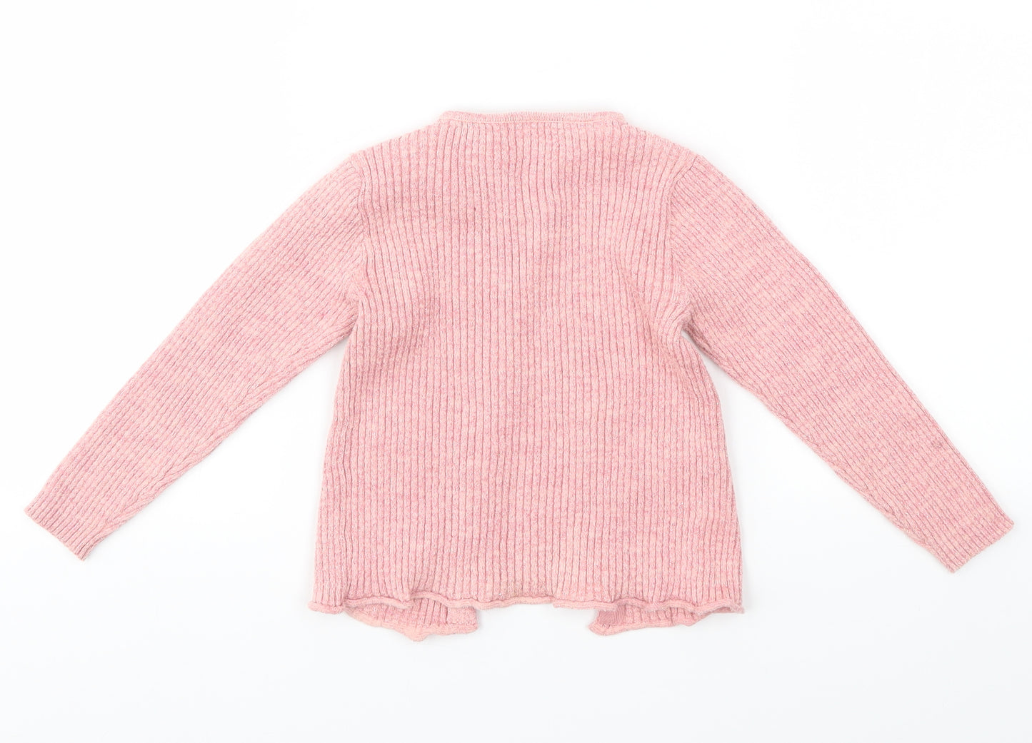 Nutmeg Girls Pink   Cardigan Jumper Size 3-4 Years