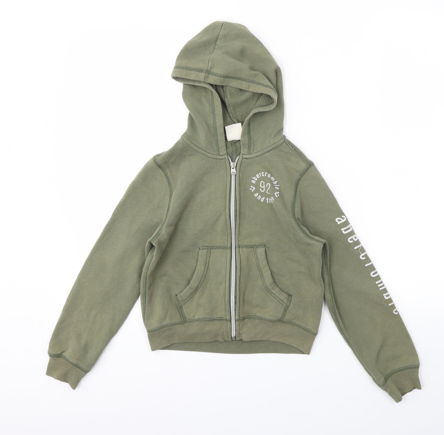 Abercrombie & Fitch Womens Green   Full Zip Jumper Size 8