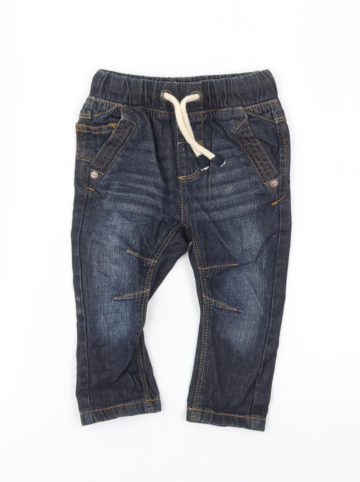 NEXT Girls Blue Capri Jeans Size 6-9 Months