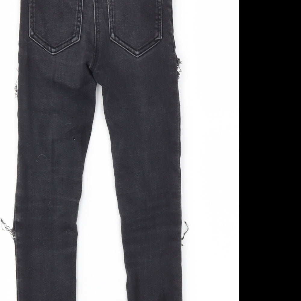 TU Girls Black   Skinny Jeans Size 7 Years