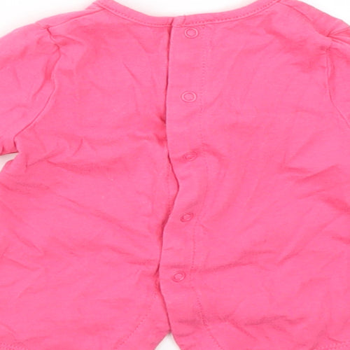Billieblush Girls Pink   Basic T-Shirt Size 6-9 Months