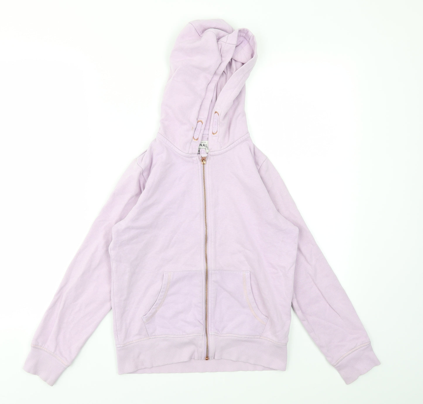 M&S Girls Purple   Full Zip Jumper Size 10-11 Years