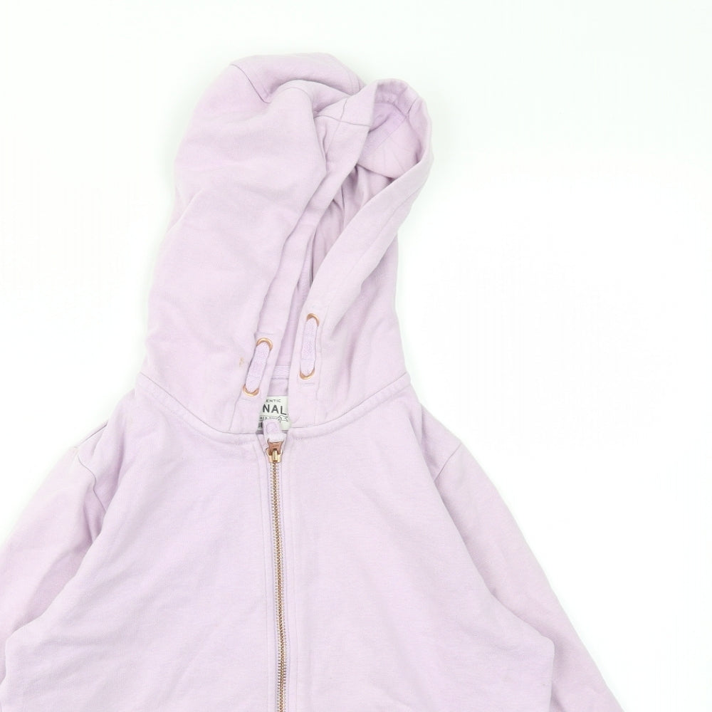 M&S Girls Purple   Full Zip Jumper Size 10-11 Years