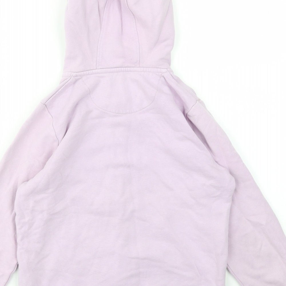 M&S Girls Purple   Full Zip Jumper Size 10-11 Years