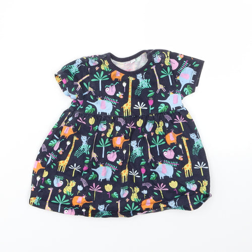 Debenhams Girls Multicoloured Animal Print  Fit & Flare  Size 3-6 Months