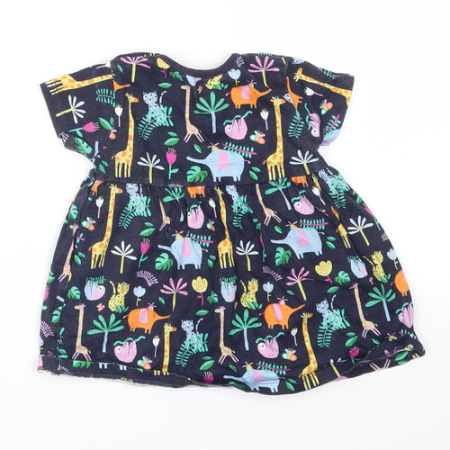 Debenhams Girls Multicoloured Animal Print  Fit & Flare  Size 3-6 Months