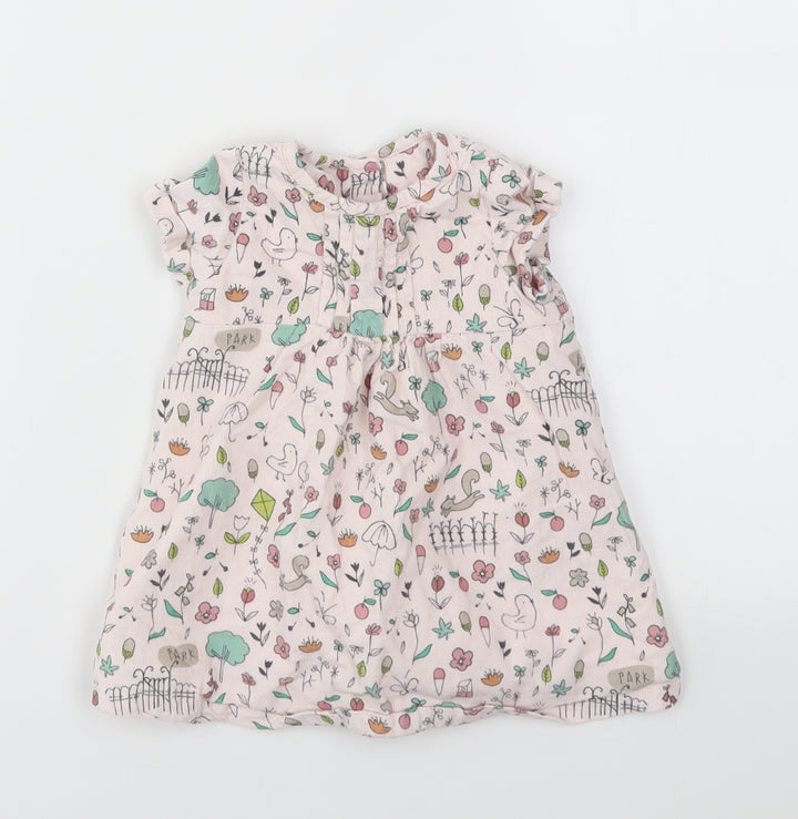 M&S Girls Multicoloured Floral Fit & Flare Size 3-6 Months