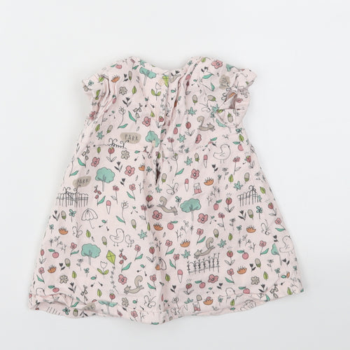 M&S Girls Multicoloured Floral  Fit & Flare  Size 3-6 Months