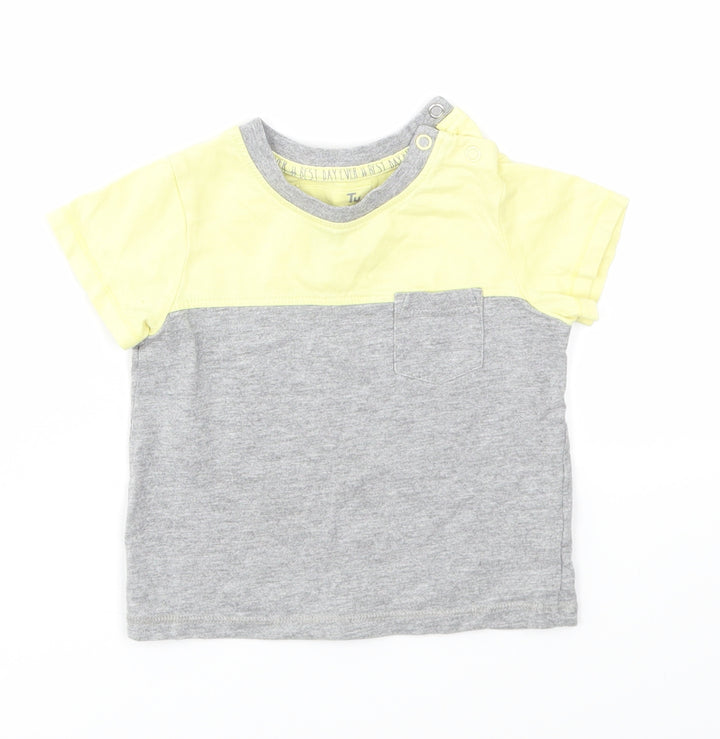 TU Boys Multicoloured Basic T-Shirt Size 9-12 Months