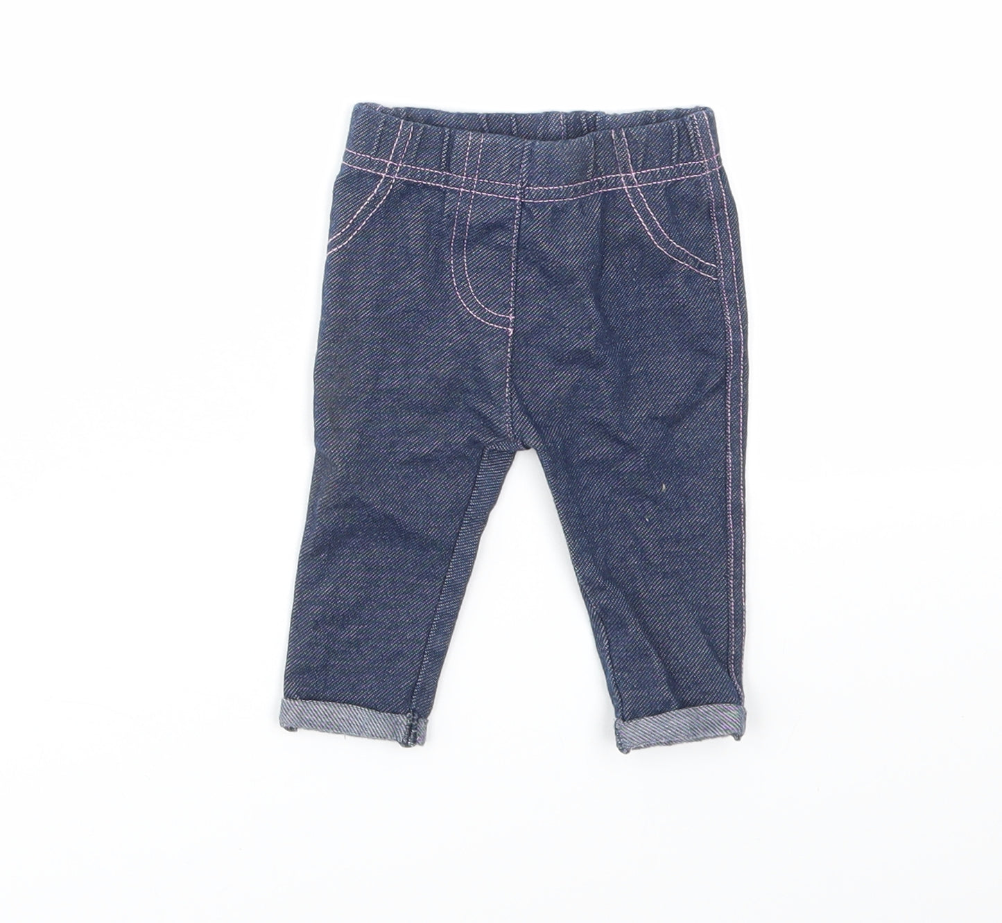 George Girls Blue   Capri Leggings Size 0-3 Months