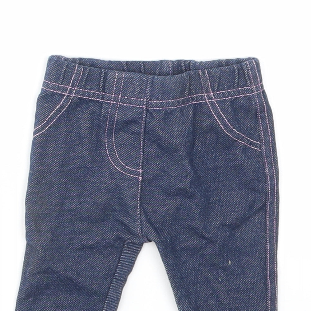George Girls Blue   Capri Leggings Size 0-3 Months