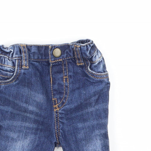 F&F Boys Blue   Capri Jeans Size 0-3 Months