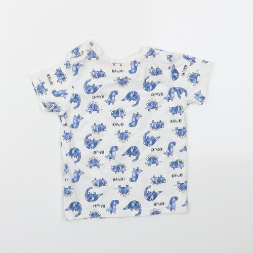 Matalan Boys Multicoloured Animal Print  Basic T-Shirt Size 9-12 Months