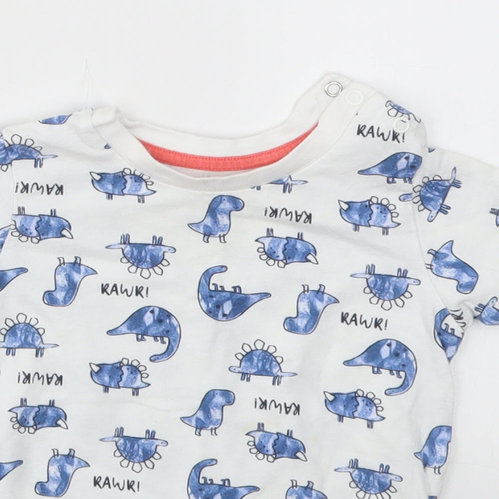 Matalan Boys Multicoloured Animal Print  Basic T-Shirt Size 9-12 Months
