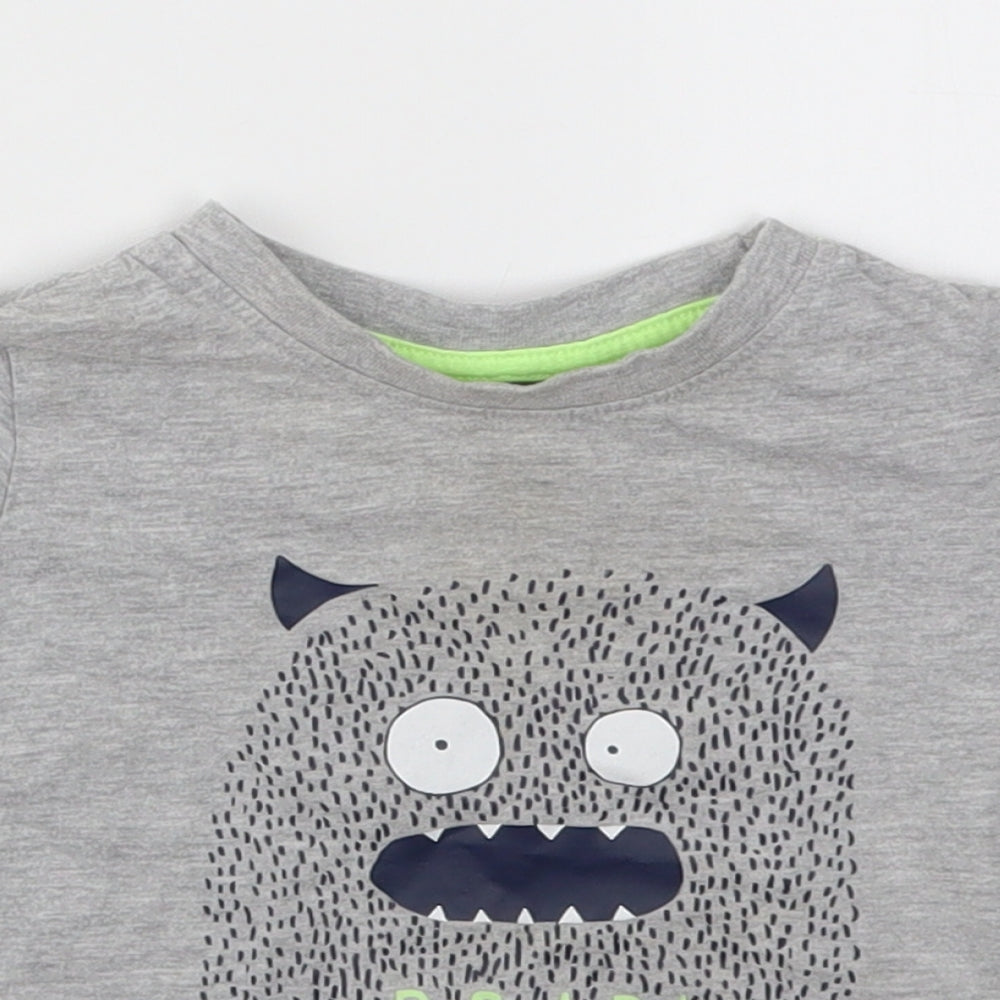 Primark Boys Grey   Basic T-Shirt Size 12-18 Months