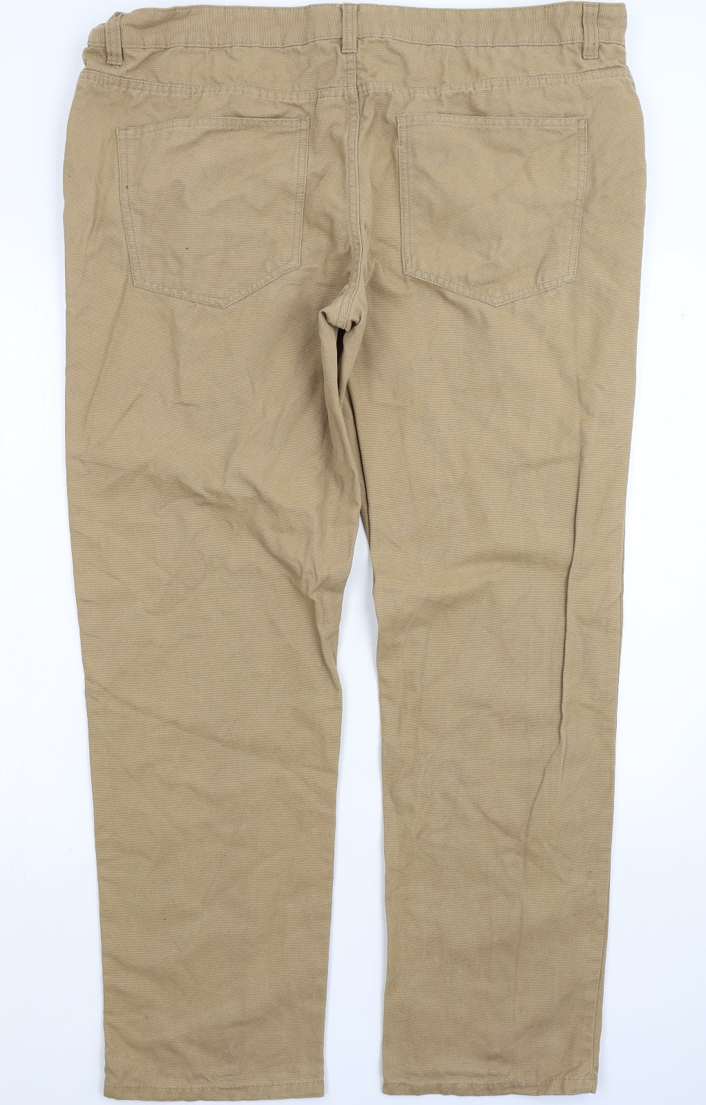 TU Mens Beige  Denim Straight Jeans Size 42 L32 in