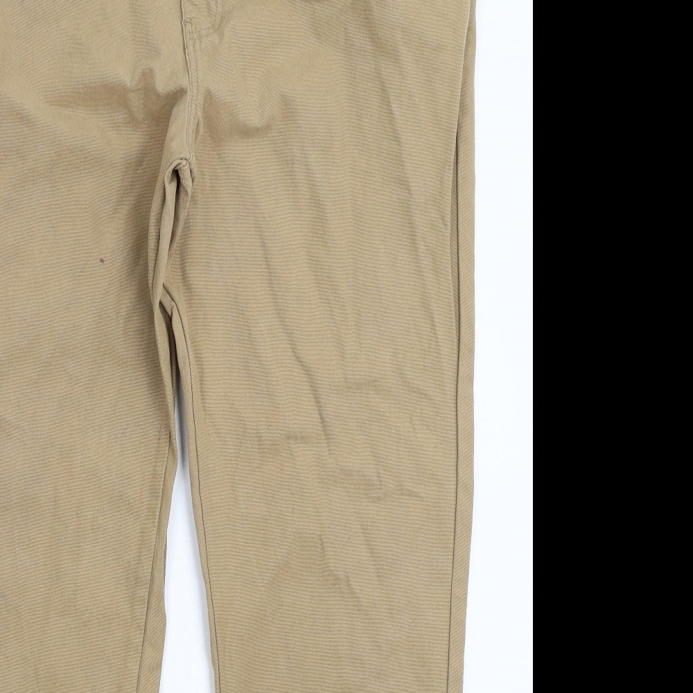 TU Mens Beige  Denim Straight Jeans Size 42 L32 in